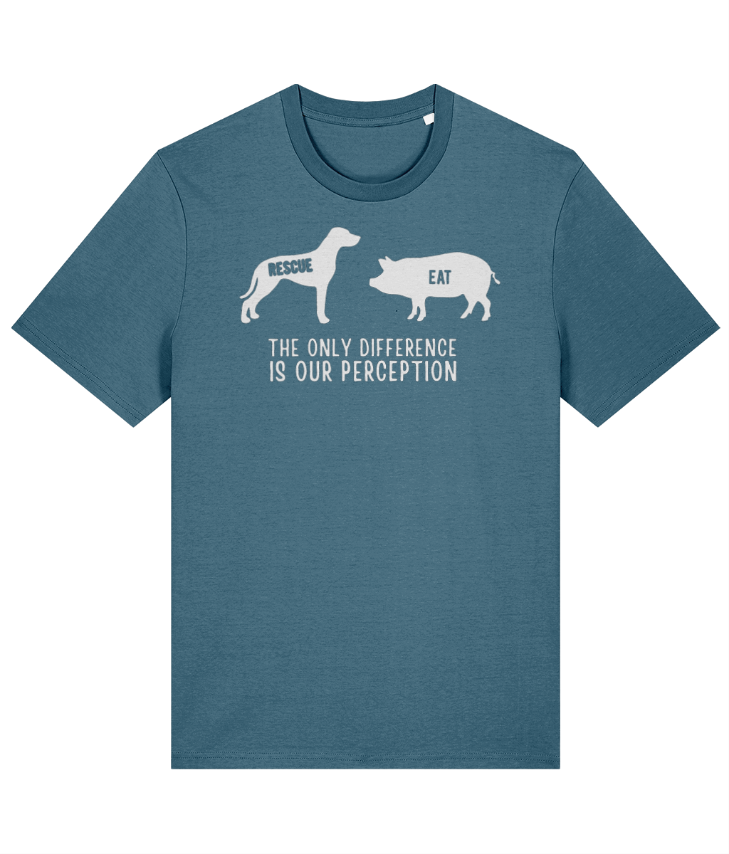 Vegan Unisex Premium T Shirt Difference is Perception