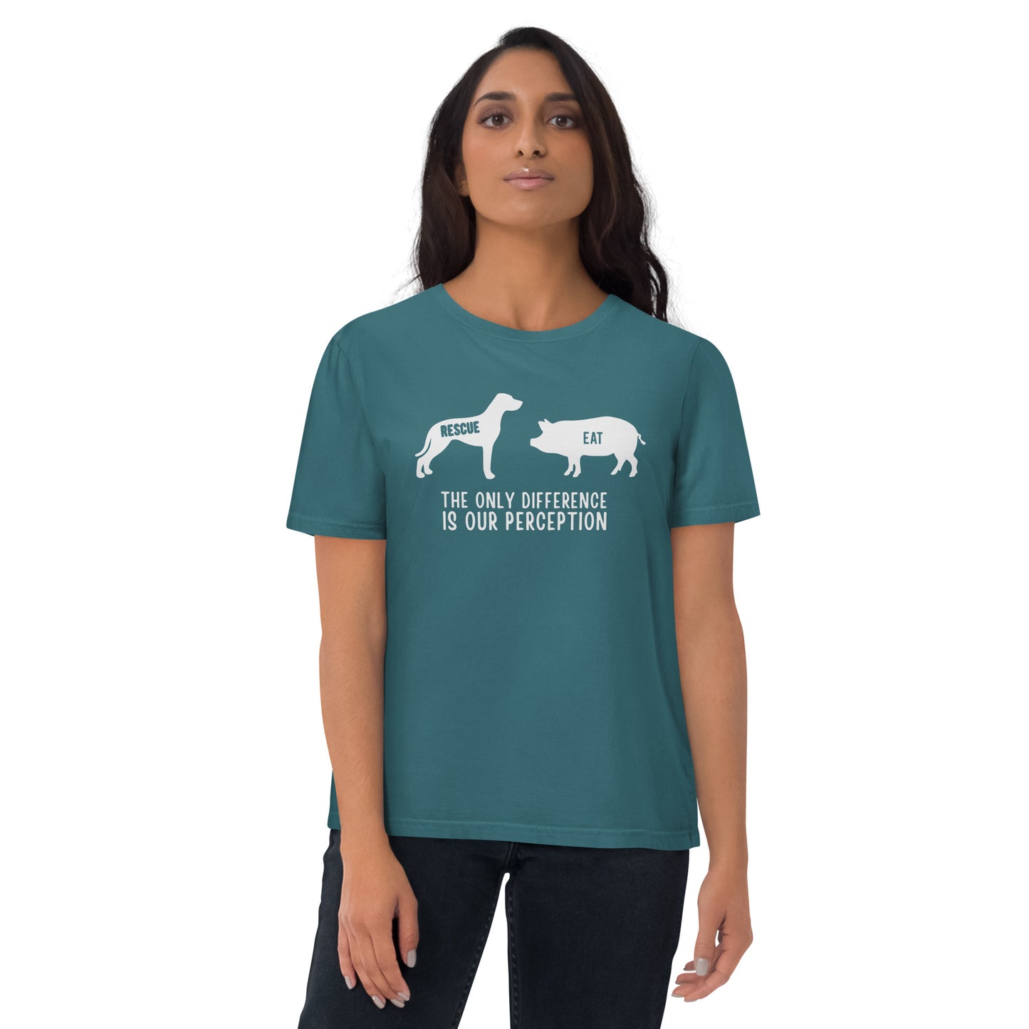 Vegan Unisex Premium T Shirt Difference is Perception