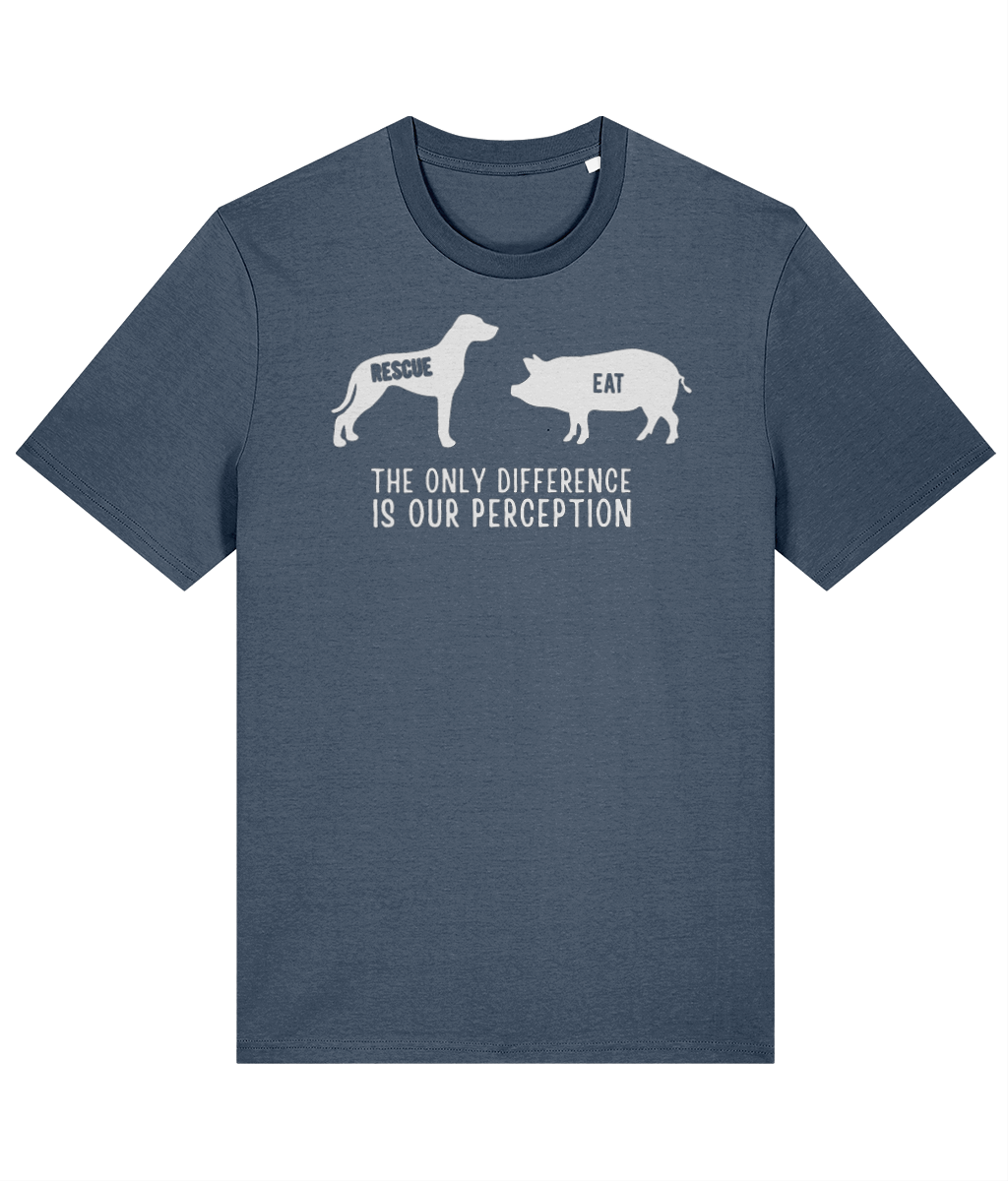 Vegan Unisex Premium T Shirt Difference is Perception