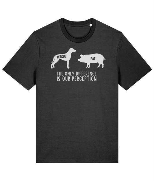 Vegan Unisex Premium T Shirt Difference is Perception